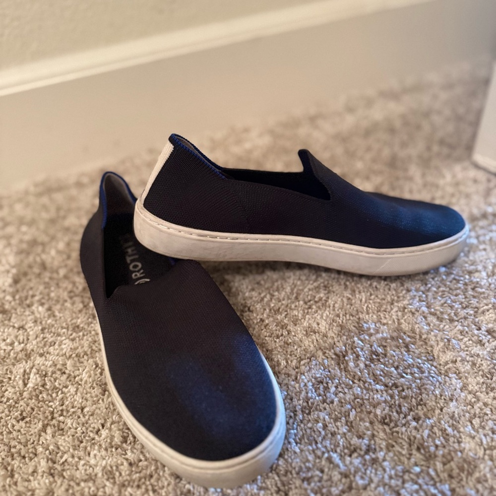 Rothy’s Black Slip-On Sneakers